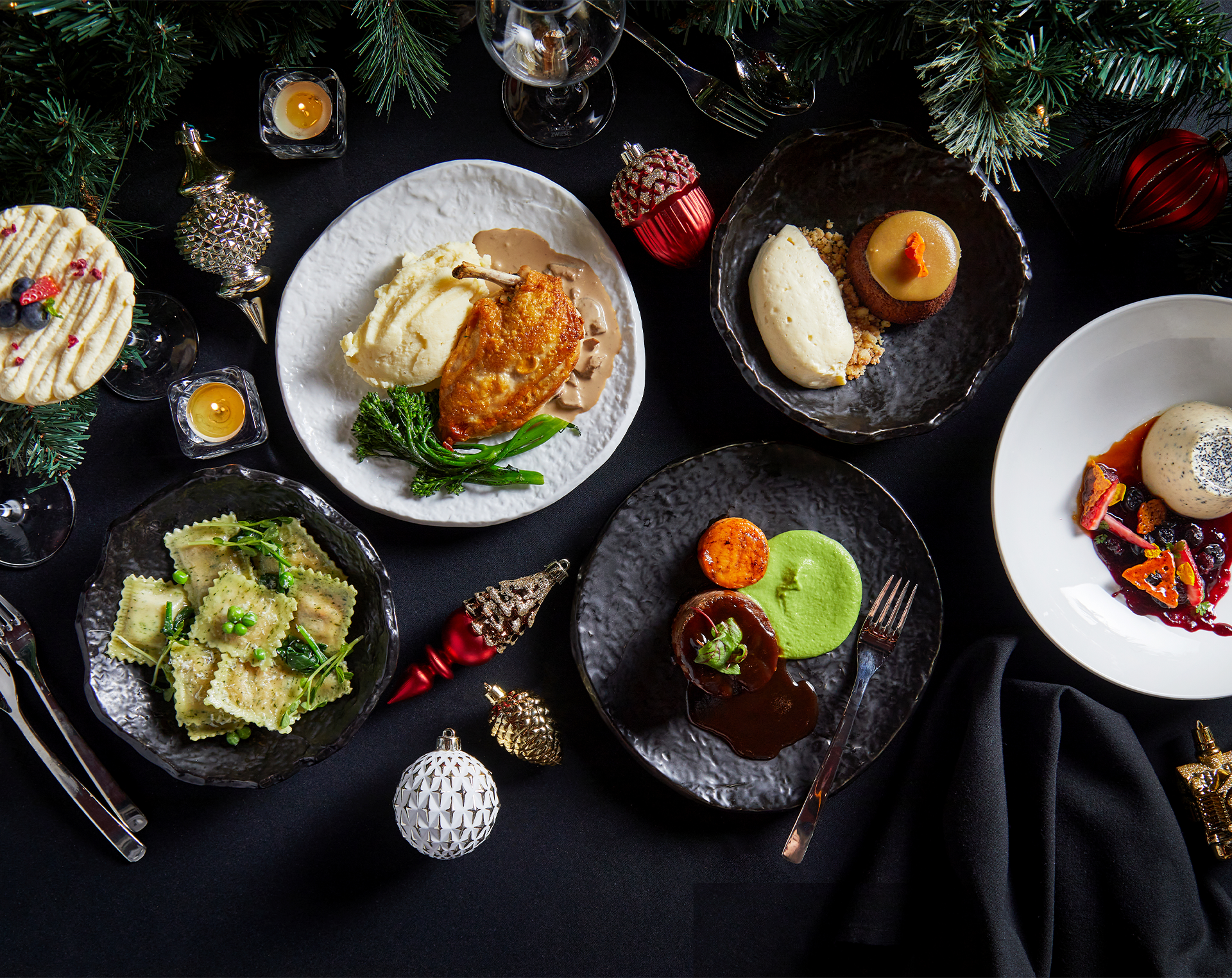 Discover HostCo's Fresh Christmas Menu for Holiday Parties, Sit-Down Dinners, Buffets, Canapés, Grazing Tables, Food Platters, and Office Deliveries