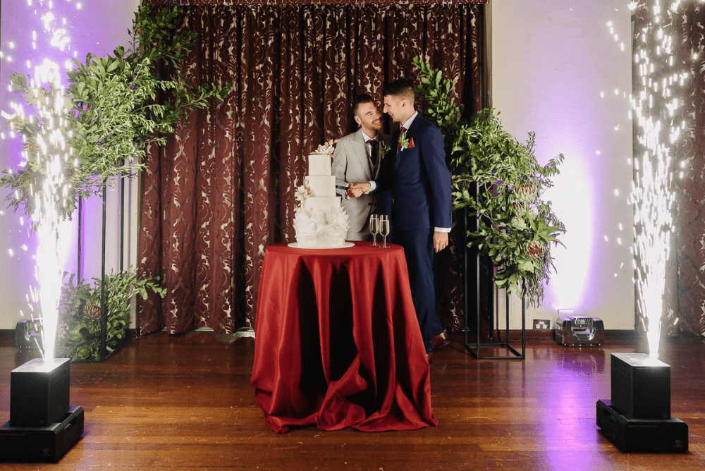 Justin and Sal Wedding Cake