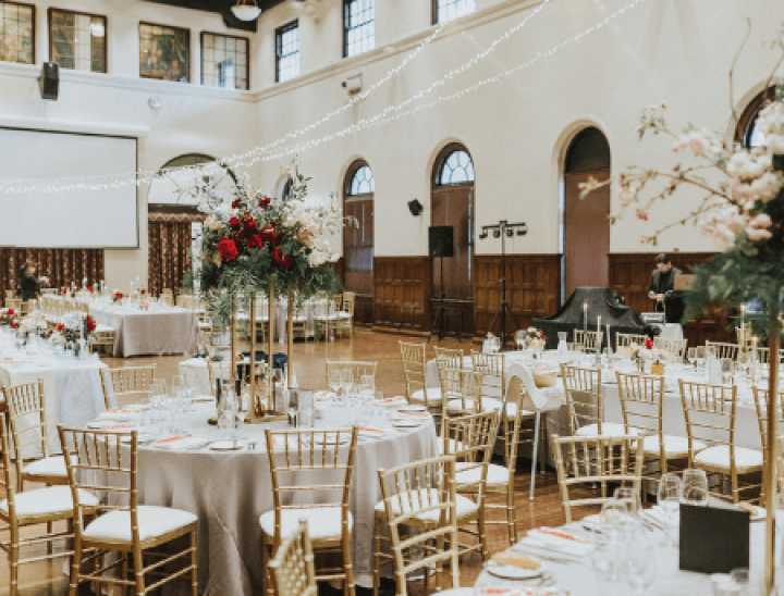 Refectory Wedding Round Window Side