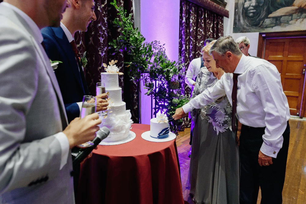 Justin and Sal Parents Surprise Anniversary Cake