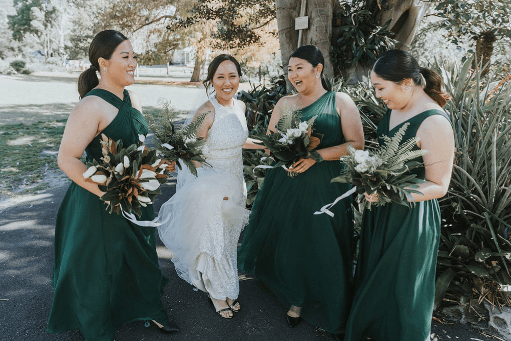 LimeTreeBower Green Bridal Party