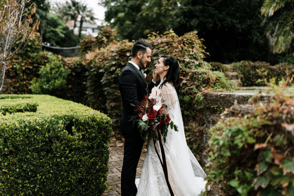 LimeTreeBower Wedding Couple Garden