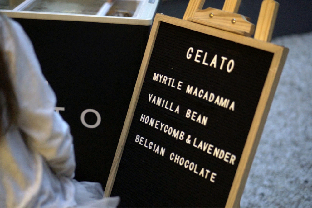 Mathew and Julia Gelato Stand