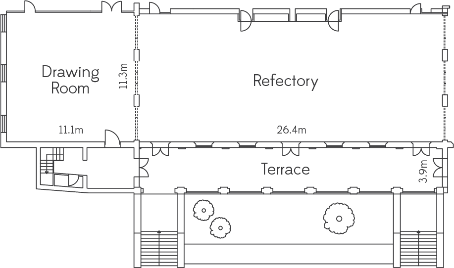 REFECTORY DRAWING ROOM